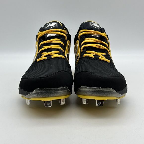 New Balance 3000v4 Mens Size 15 D Black Yellow Metal Baseball Cleats L3000BY4 - Picture 5 of 14
